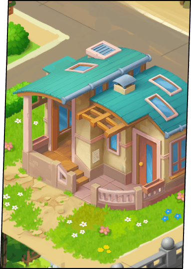 cartoonish house