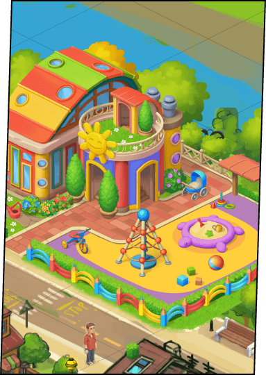 vibrant playground